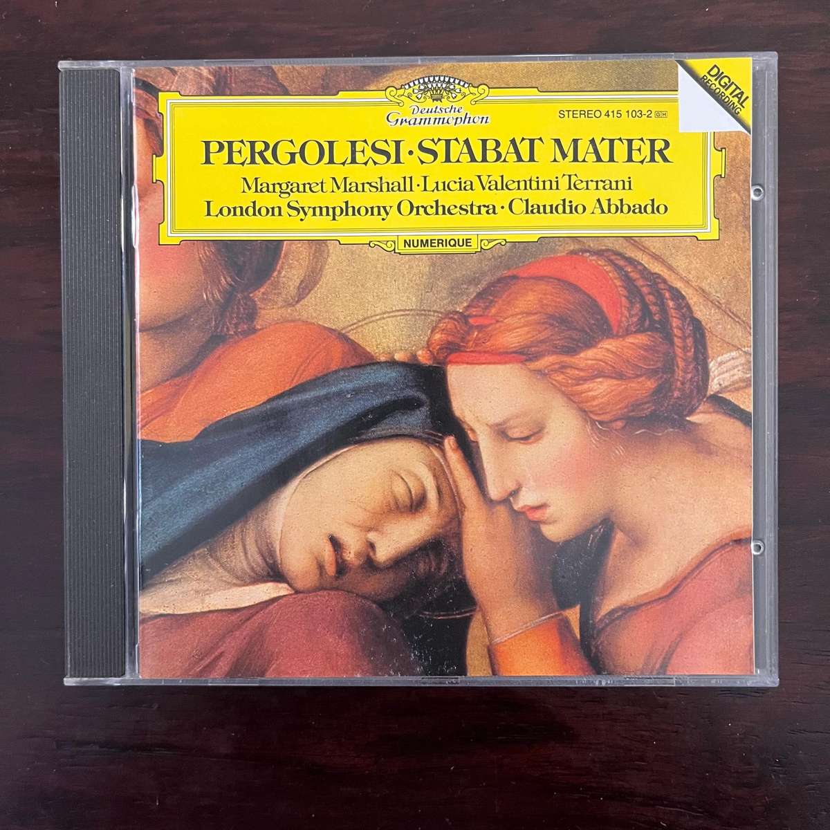 Pergolesi - Stabat Mater CD Deutsche Grammophon CD German Press