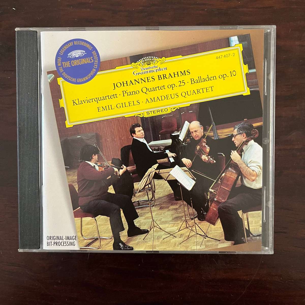 Brahms - Piano Quartet Op. 25 CD Deutsche Grammophon Import