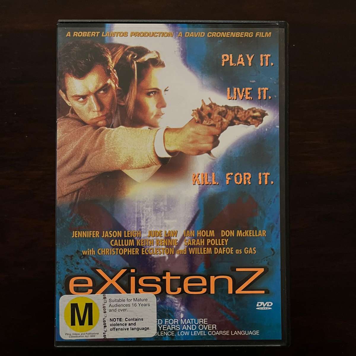 eXistenZ DVD David Cronenberg Cult Body Horror Australian Press Zone 4
