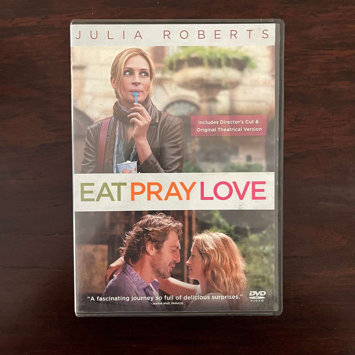Eat Pray Love DVD Julia Roberts South African Press