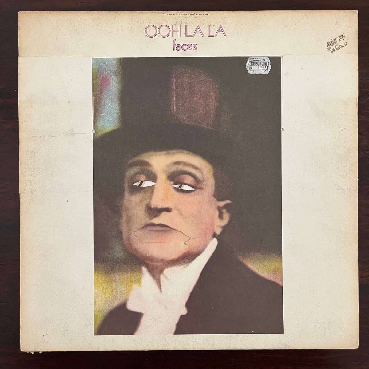 Faces - Ooh La La Vinyl LP Die Cut Sleeve South African Press