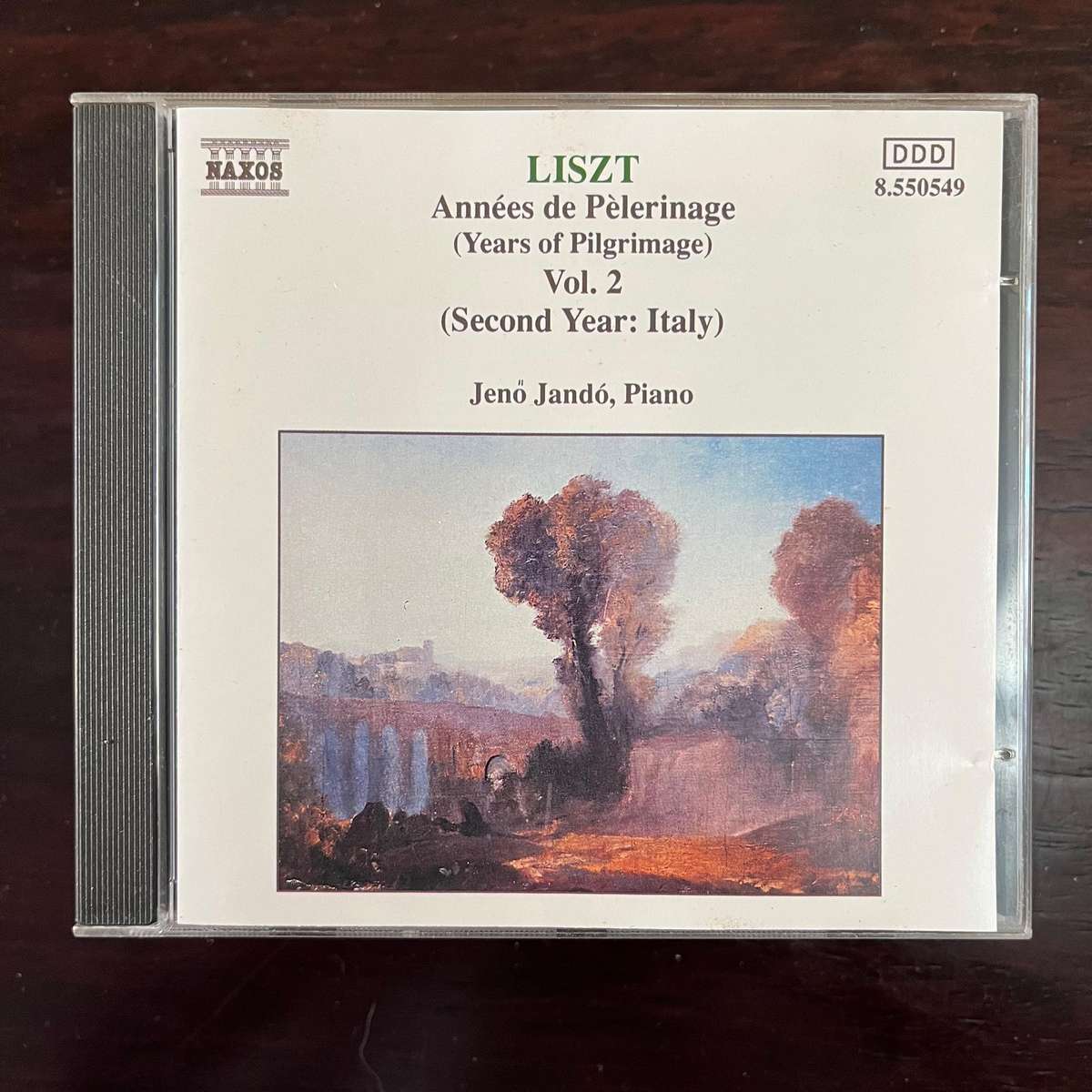 Liszt - Années de Pèlerinage II (Italy) CD Naxos Import