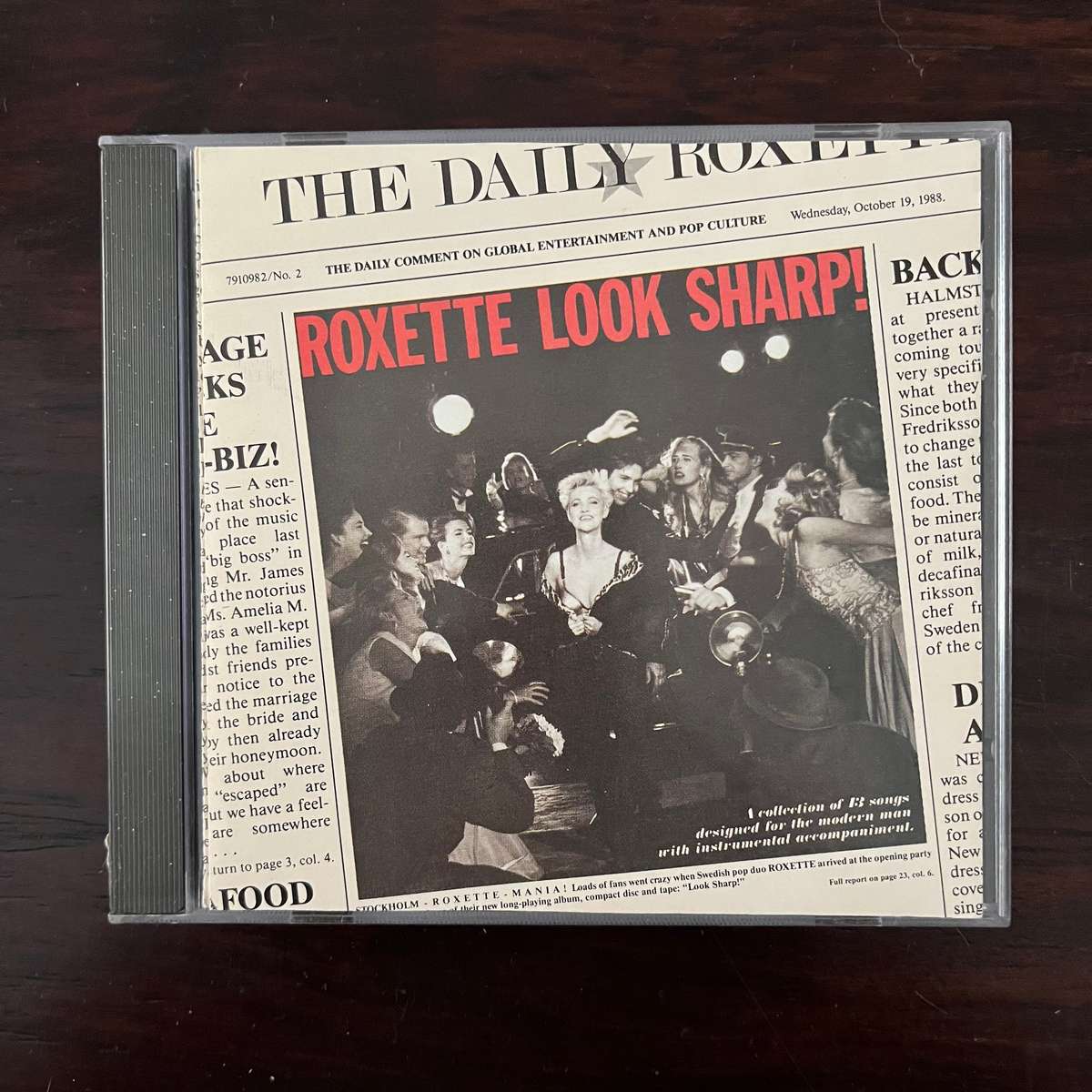 Roxette - Look Sharp! CD Original US Press Import