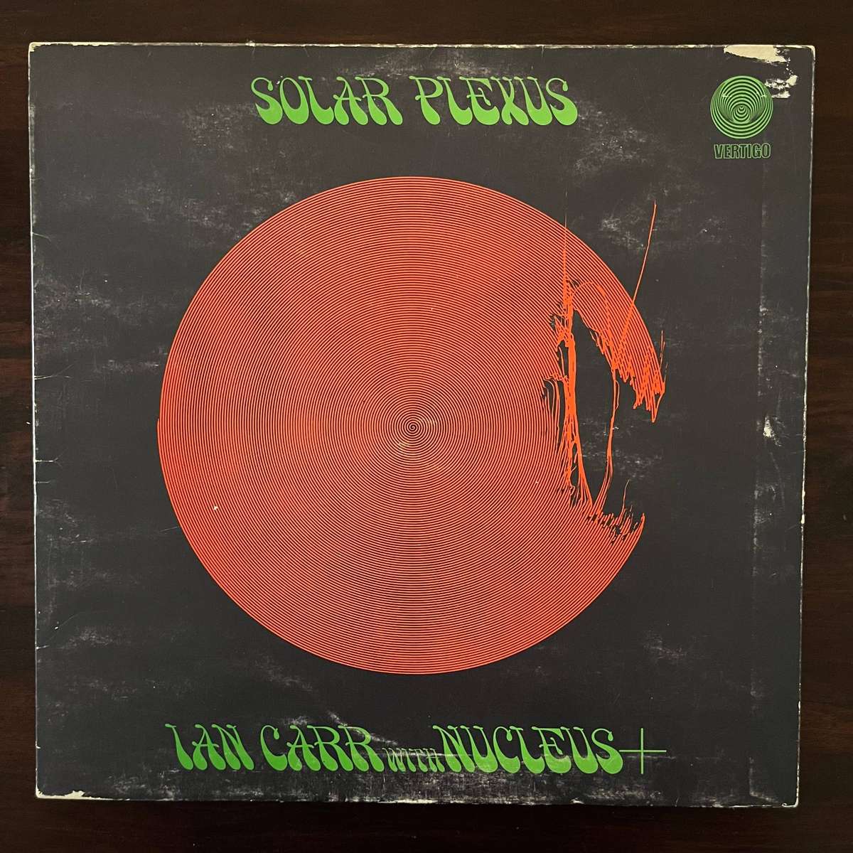 Ian Carr With Nucleus - Solar Plexus Vinyl LP Vertigo Swirl South African Press