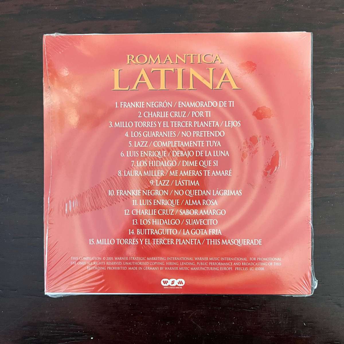 Romantica Latina CD Promo German Press New and Sealed