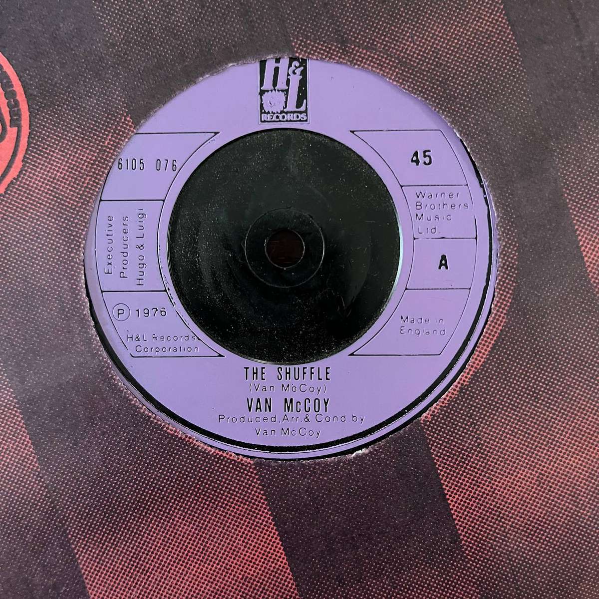 Van McCoy - The Shuffle Vinyl 7 Inch Single Soul Disco UK Press