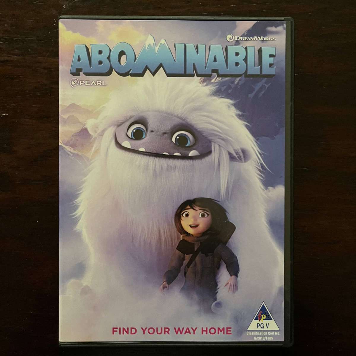 Abominable DVD Dreamworks South African Press
