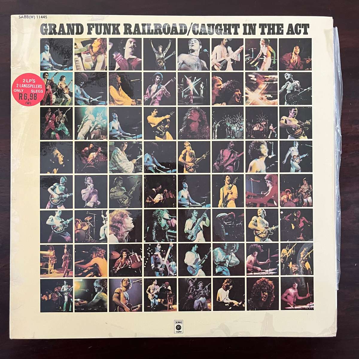 Grand Funk Railroad - Caught In The Act Vinyl 2LP South African Press