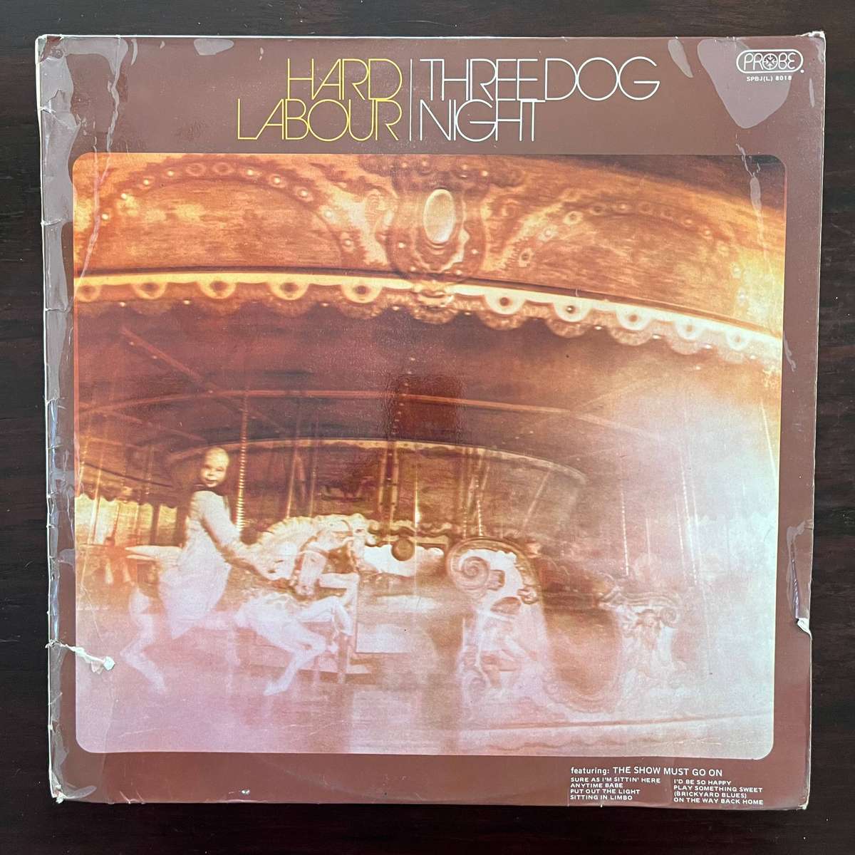 Three Dog Night - Hard Labour Vinyl LP South African Press