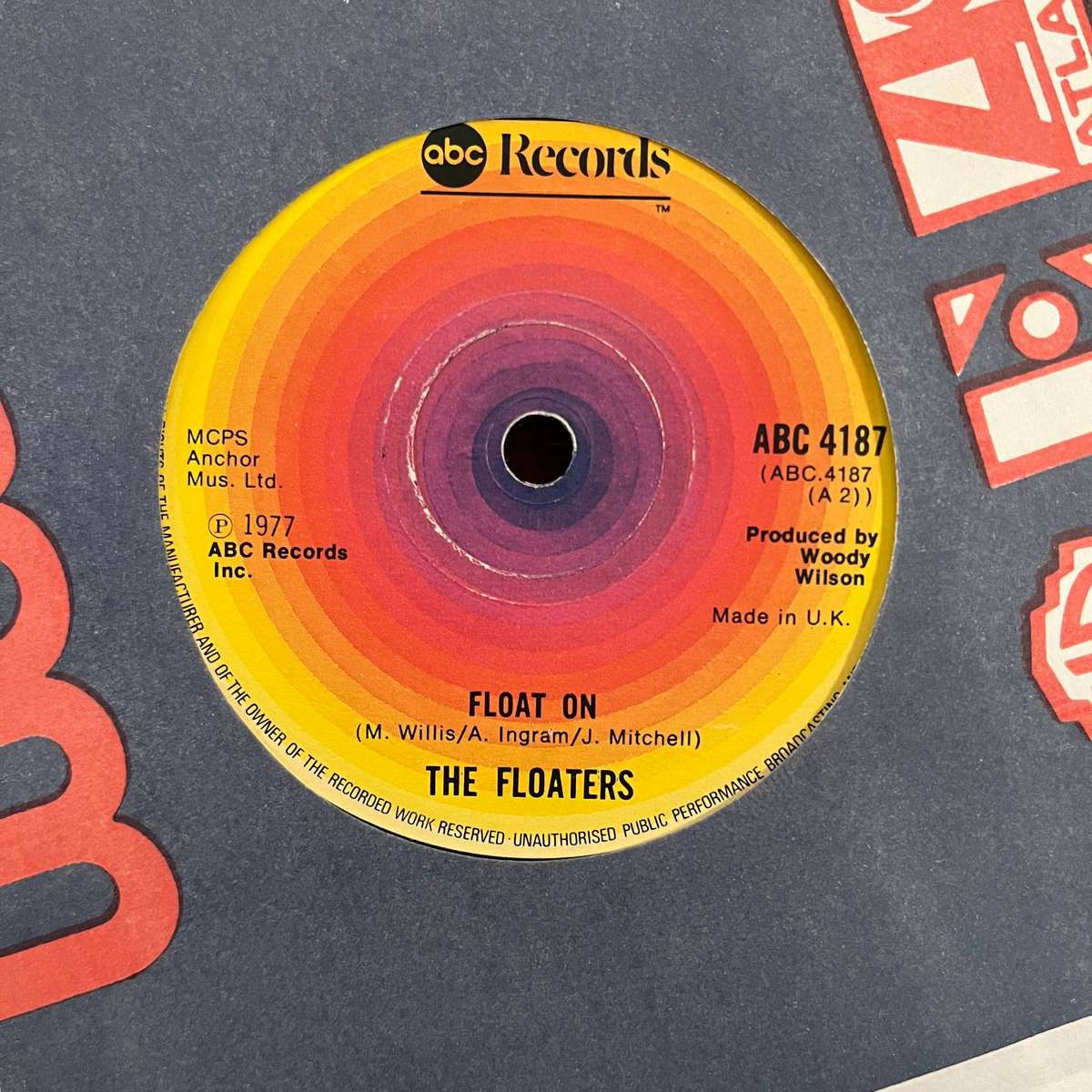 The Floaters - Float On Vinyl 7 Inch Single Funk Soul UK Press