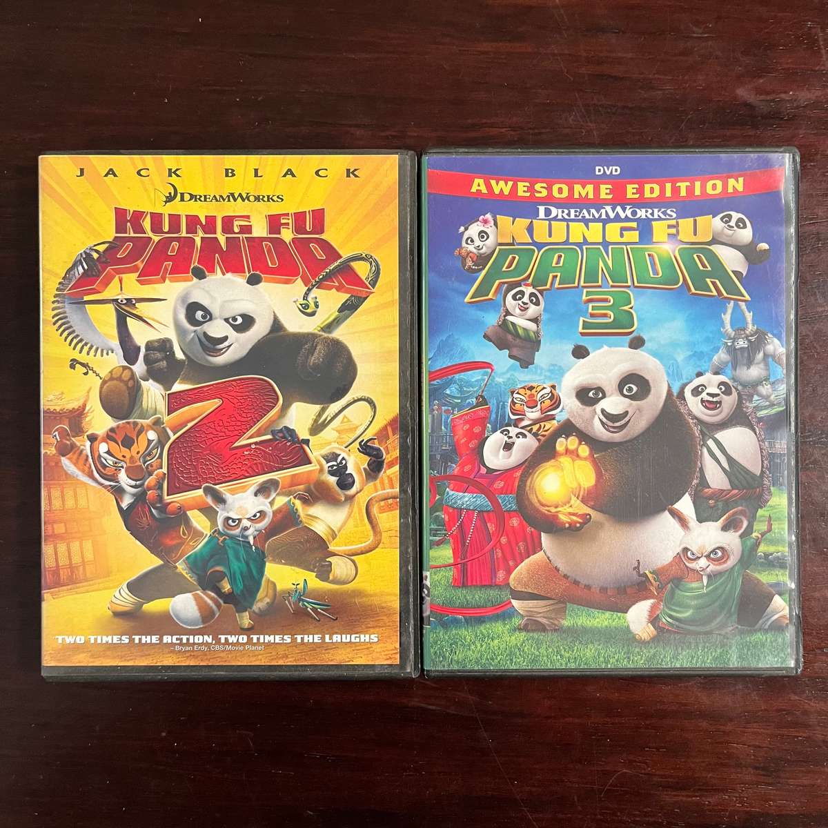 2DVD Lot Kung Fu Panda 2 & 3 South African Pressings Jack Black