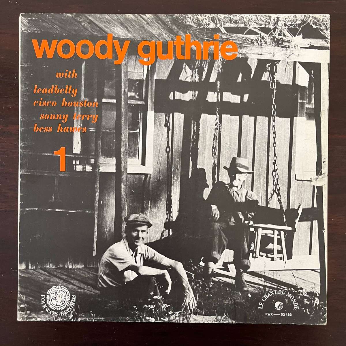 Woody Guthrie With Leadbelly, Cisco Houston, Sonny Terry Vinyl LP French Press