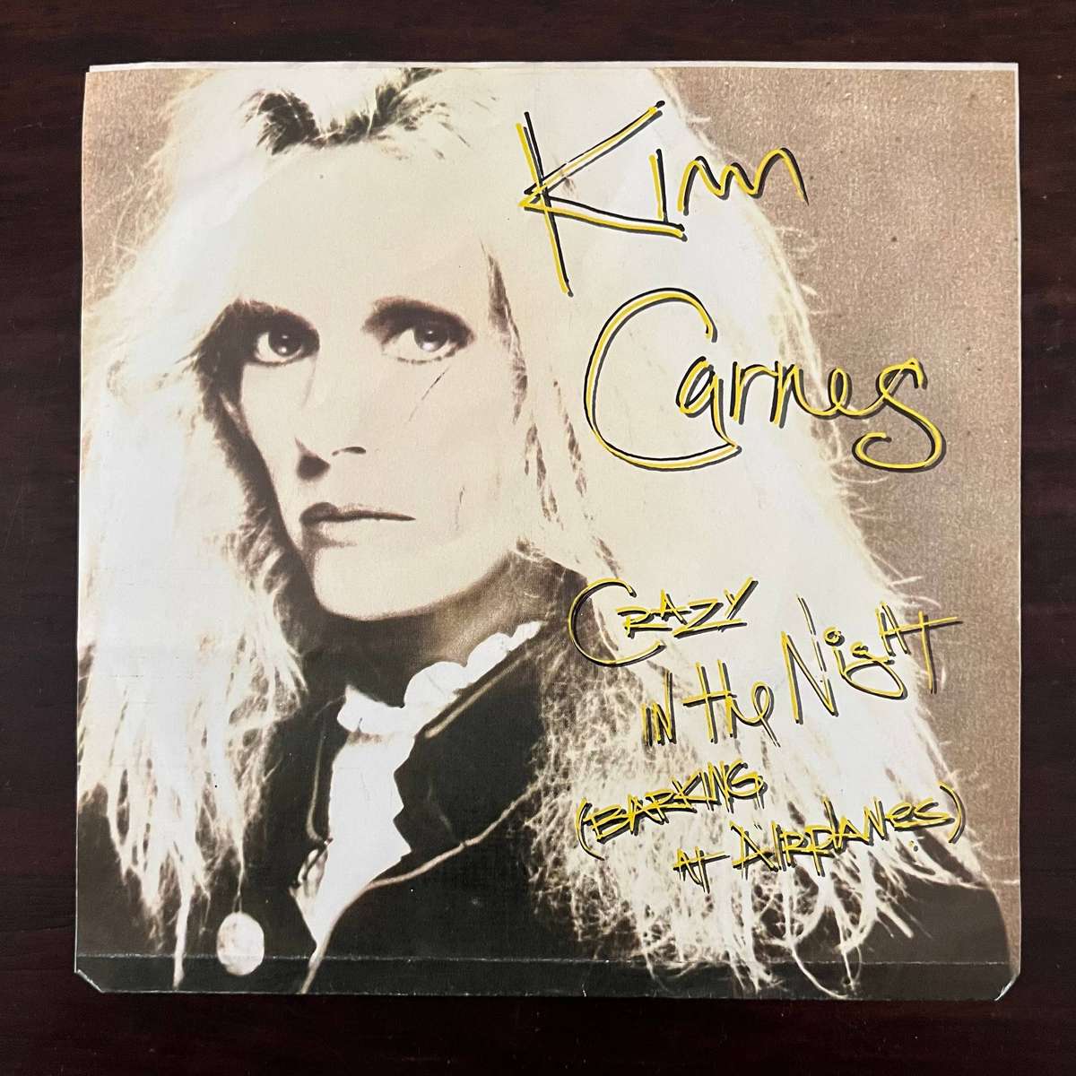 Kim Carnes - Crazy In The Night Vinyl 7 Inch Single South African Press