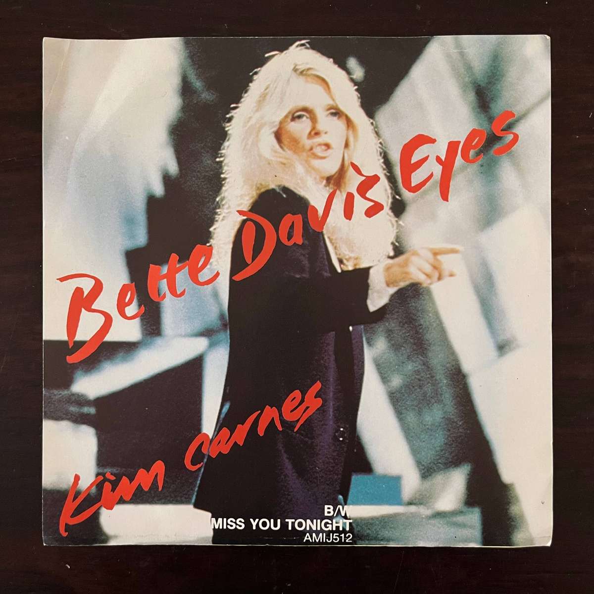 Kim Carnes - Bette Davis Eyes Vinyl 7 Inch Single South African Press