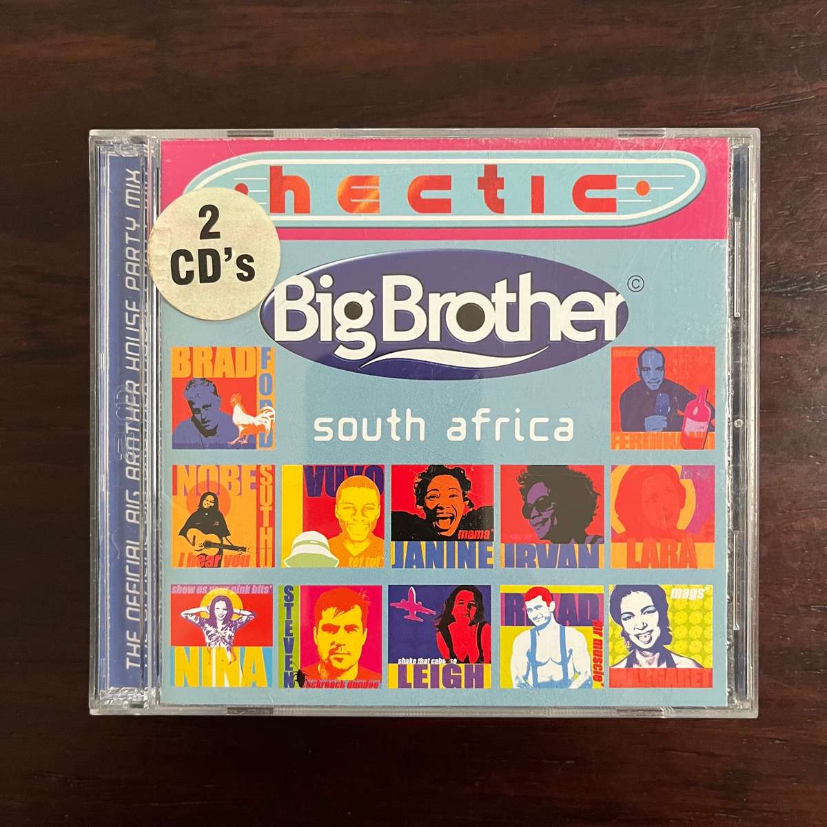 Hectic - The Official Big Brother House Party Mix 2CD Janet Jackson Faithless TKZee