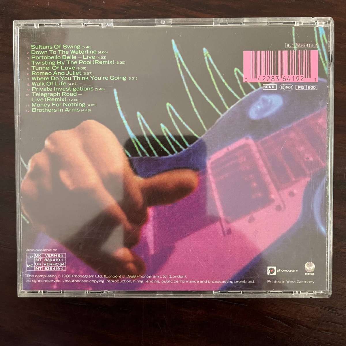 Dire Straits - Money For Nothing CD West German Press