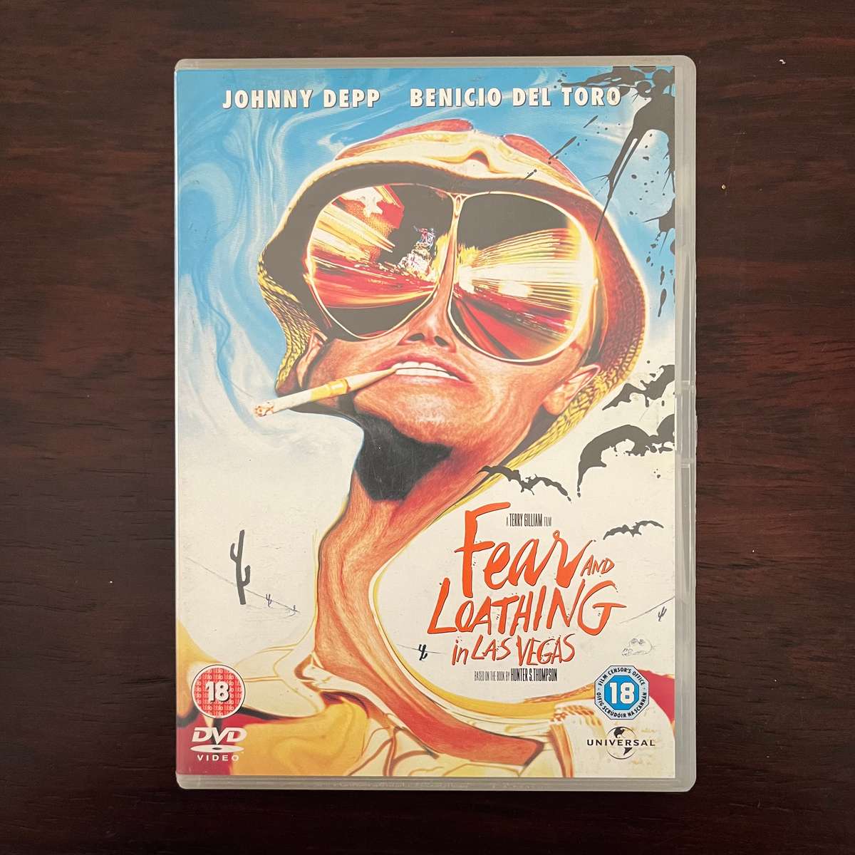 Fear and Loathing in Las Vegas DVD UK Press Johnny Depp