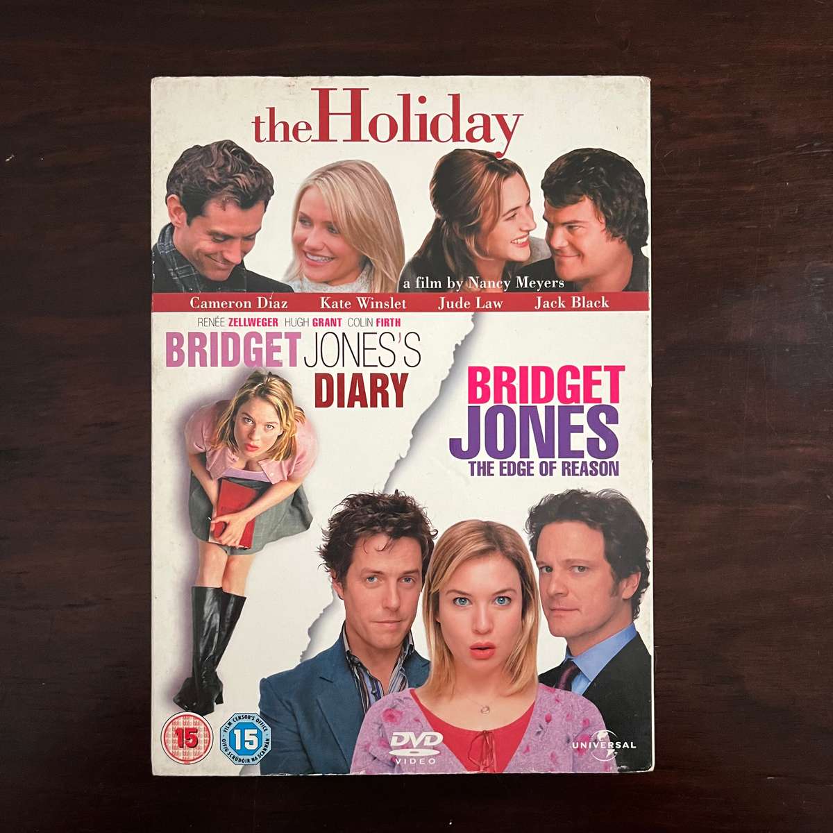 The Holiday / Bridget Jones Both Movies 3DVD Set UK Press