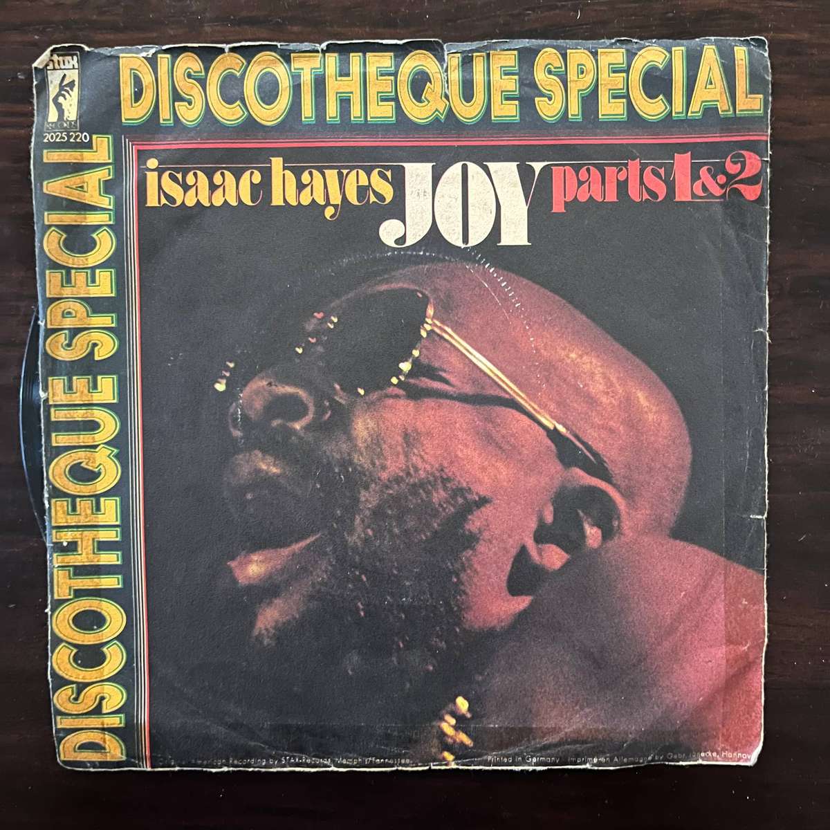 Isaac Hayes - Joy (Parts 1 & 2) Vinyl 7 Inch Single German Press