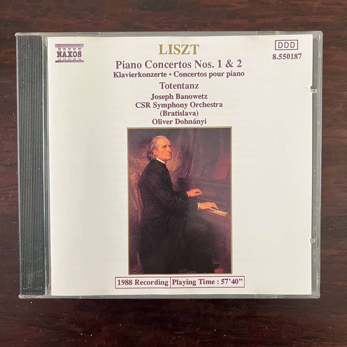 Liszt - Piano Concertos Nos. 1 and 2 CD Naxos Import