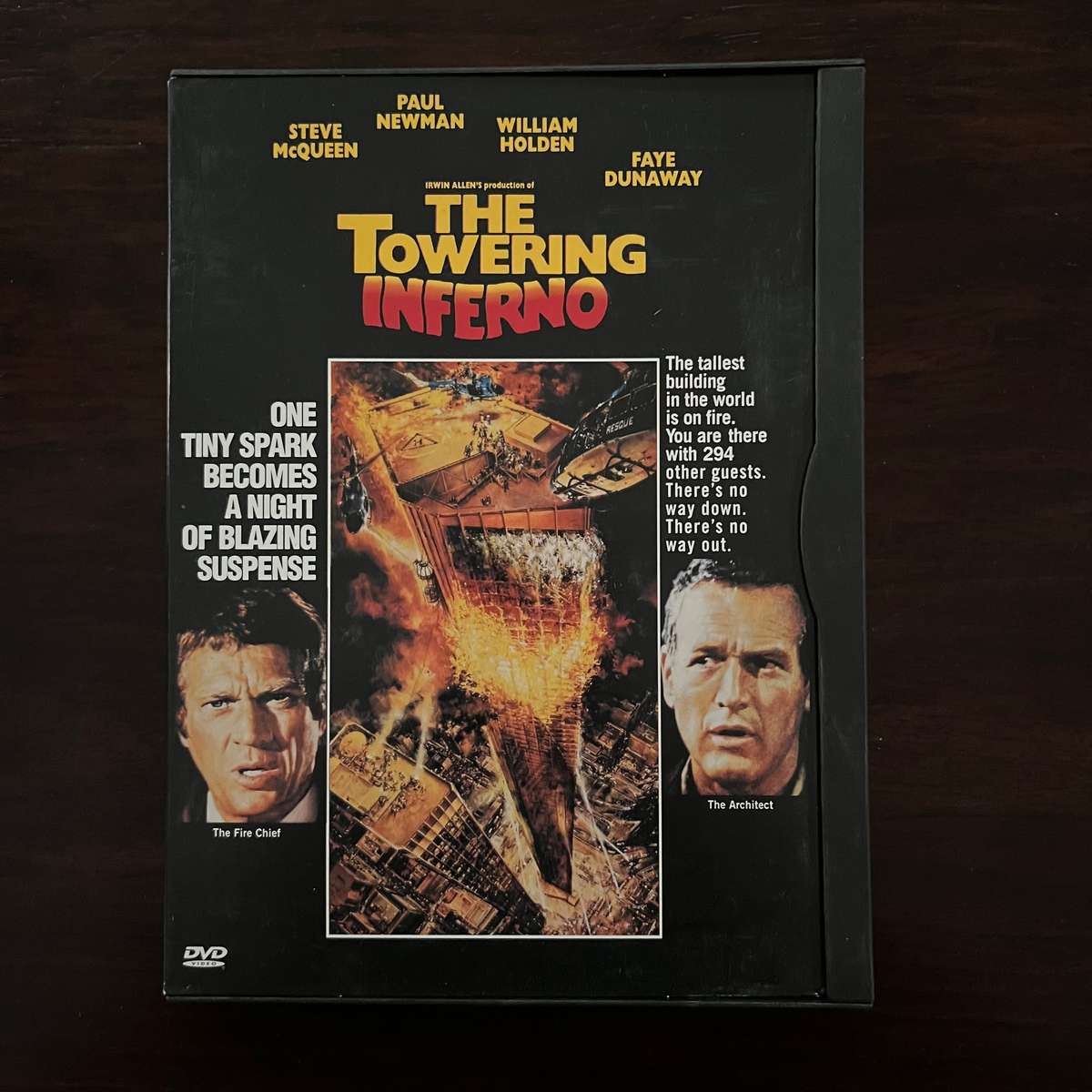 The Towering Inferno DVD South African Press Steve McQueen Paul Newman