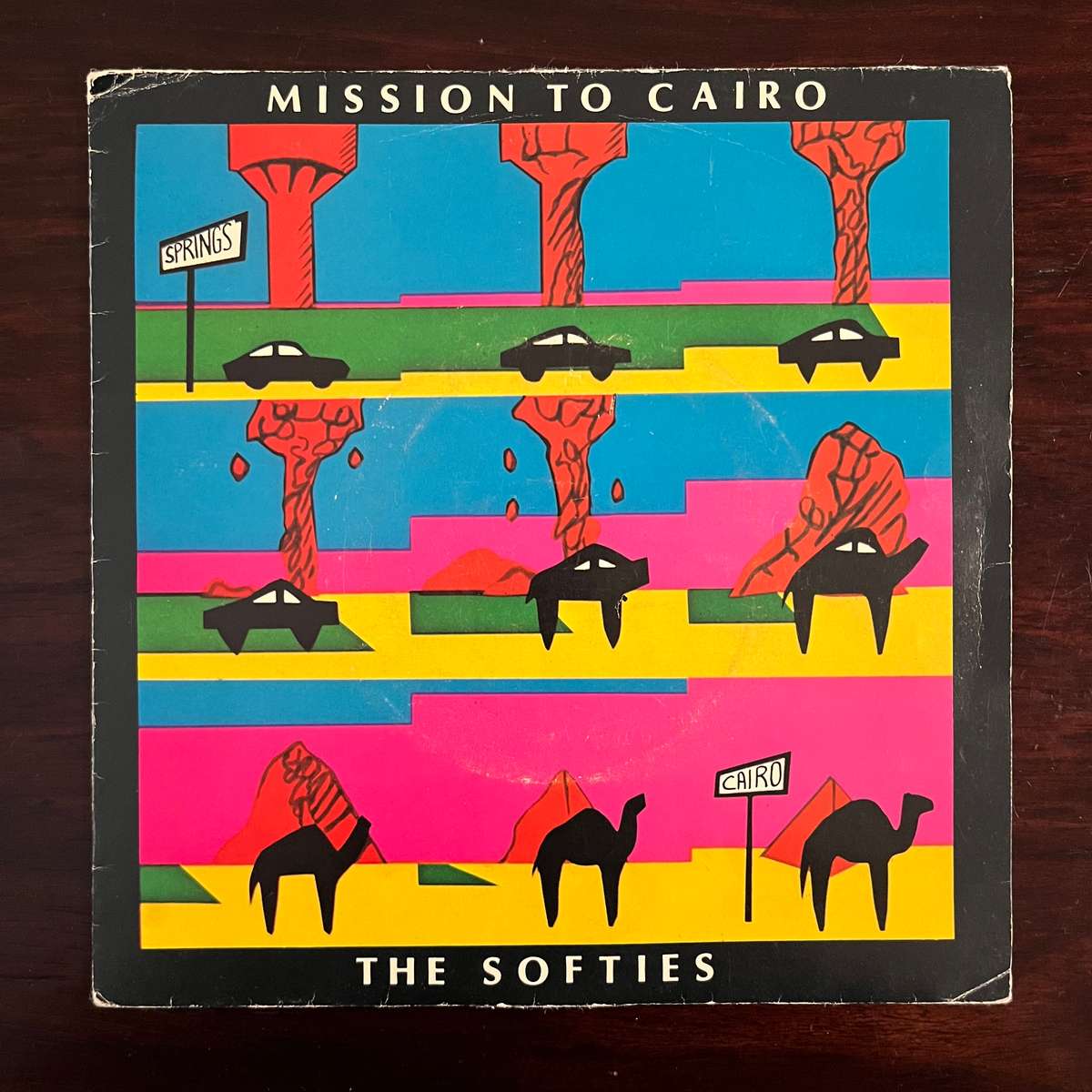 The Softies - Mission To Cairo Vinyl 7 Inch Single Shifty Records South African