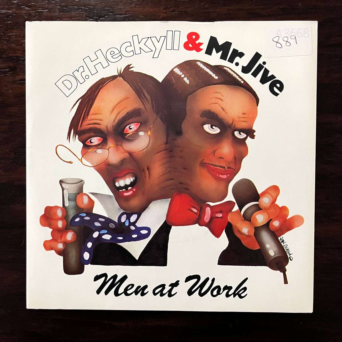 Men At Work - Dr. Heckyll & Mr. Jive / No Restrictions Vinyl 7 Inch Single UK Press