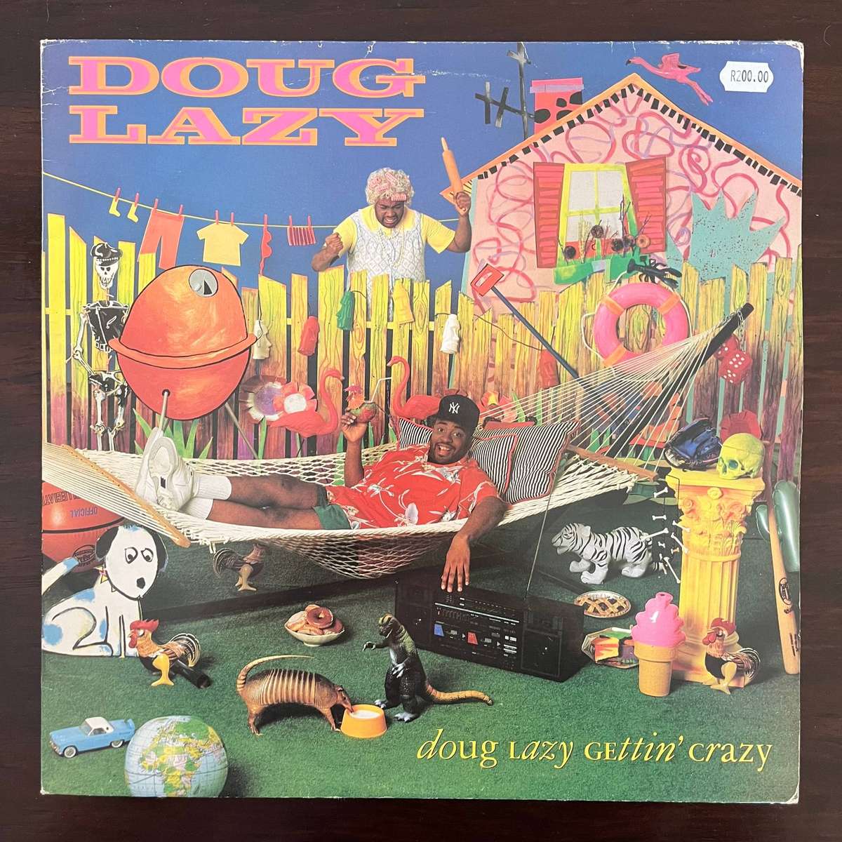 Doug Lazy - Doug Lazy Gettin' Crazy Vinyl LP South African Press Hip Hop House