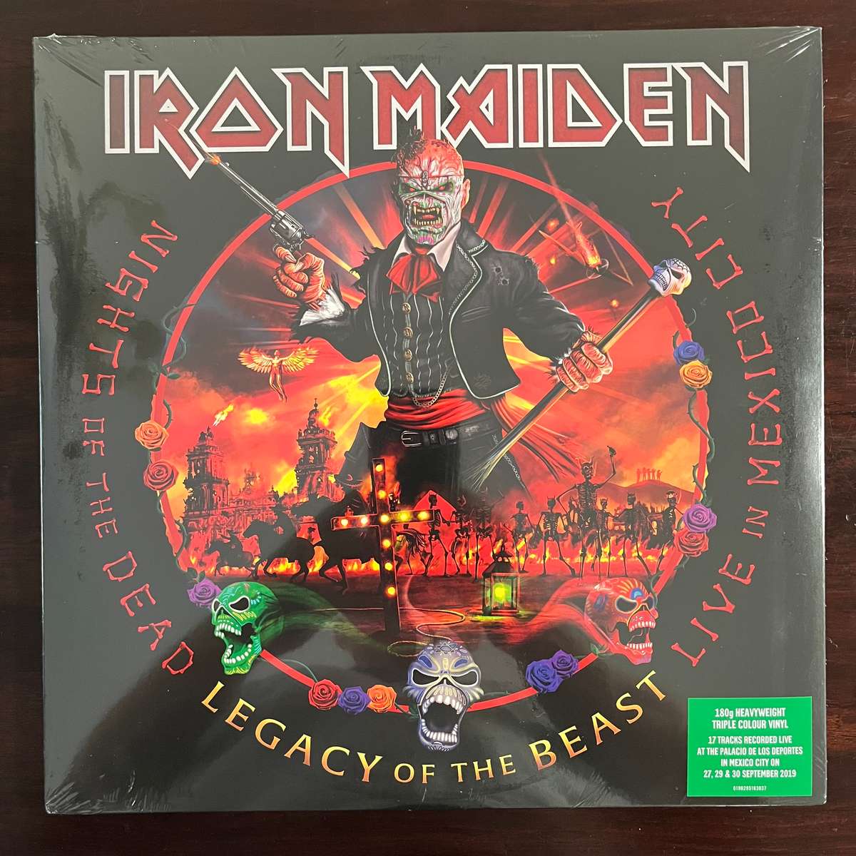 Iron Maiden - Nights of the Dead - Legacy Of The Beast Vinyl 3LP Ltd Colored Vinyl New SEaled