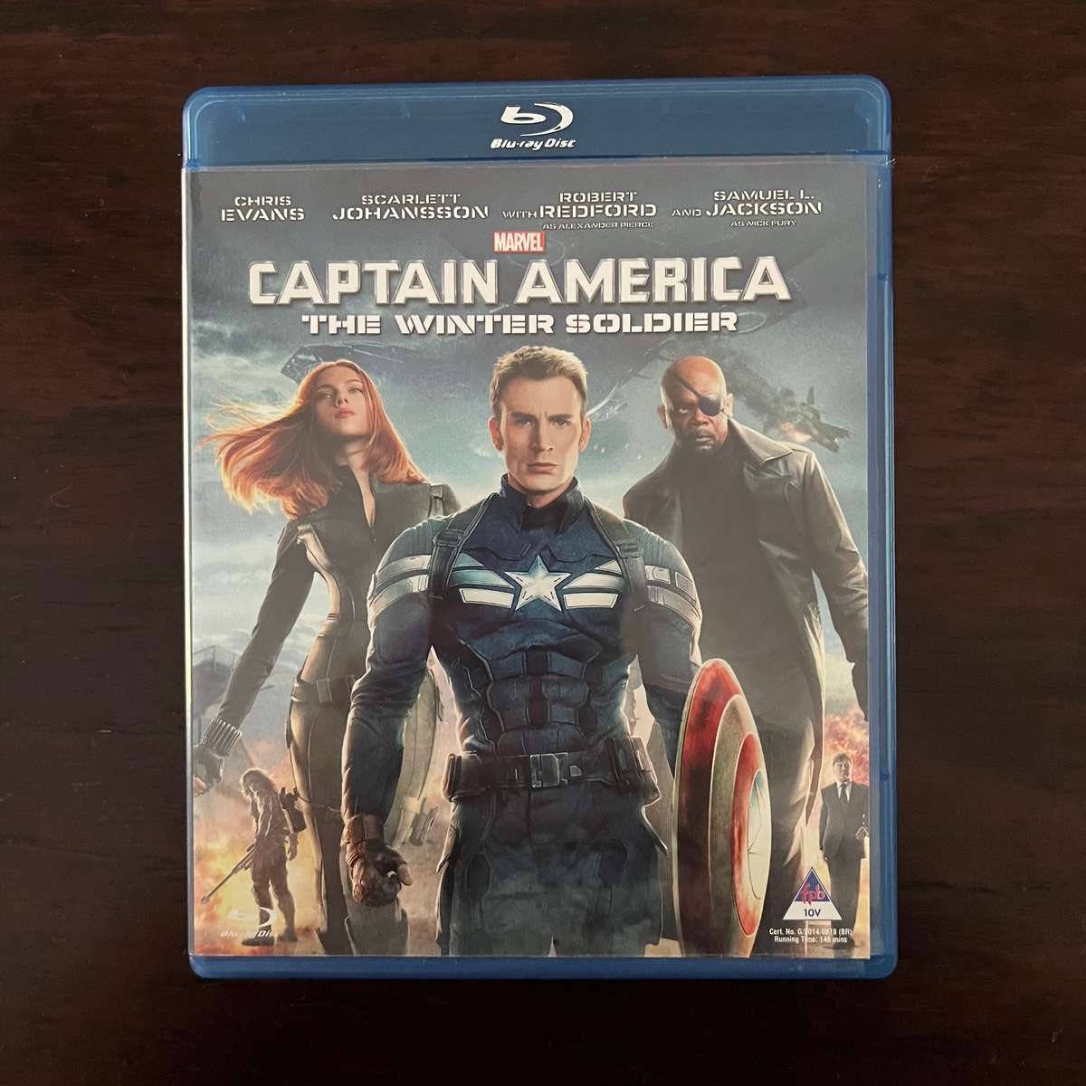 Captain America - The Winter Soldier Blu Ray South African Press