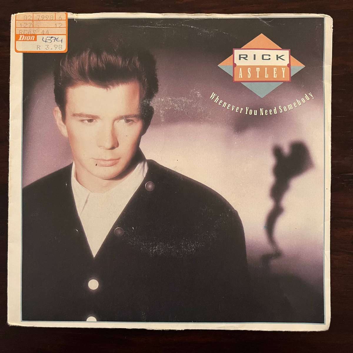 Rick Astley - Whenever You Need Somebody Vinyl 7 Inch Single South African Press