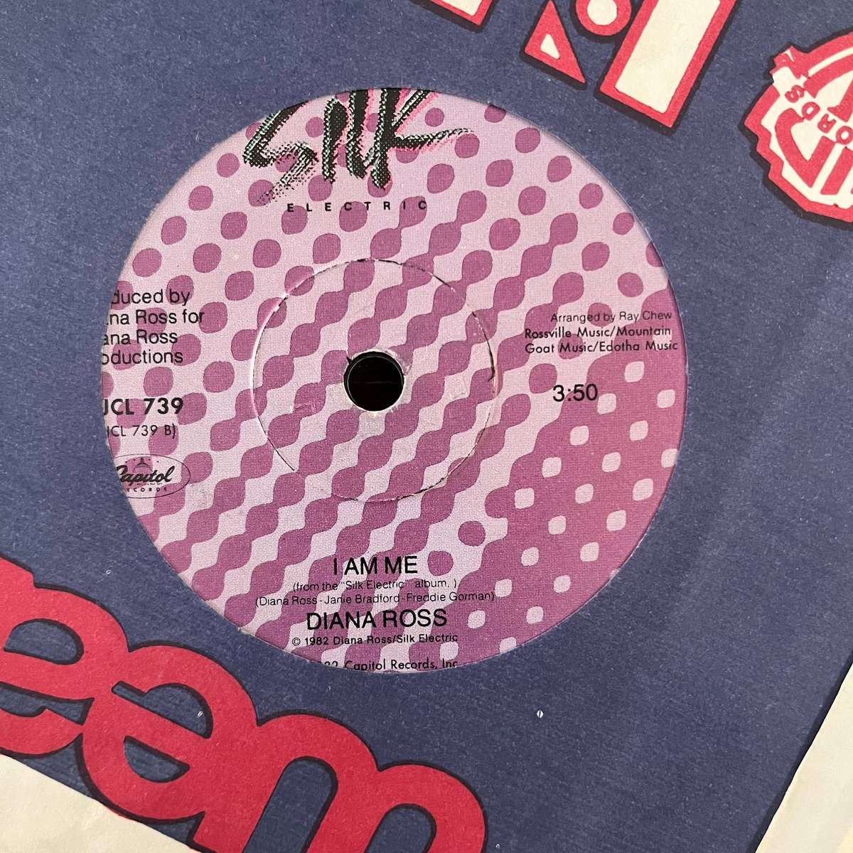 Diana Ross - Muscles Vinyl 7 Inch Single South African Press