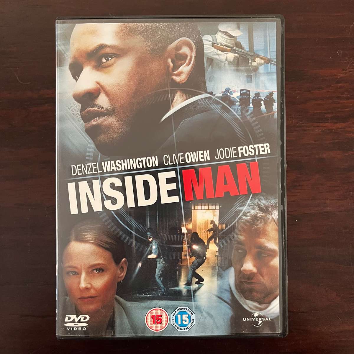Inside Man DVD UK Press Denzel Washington
