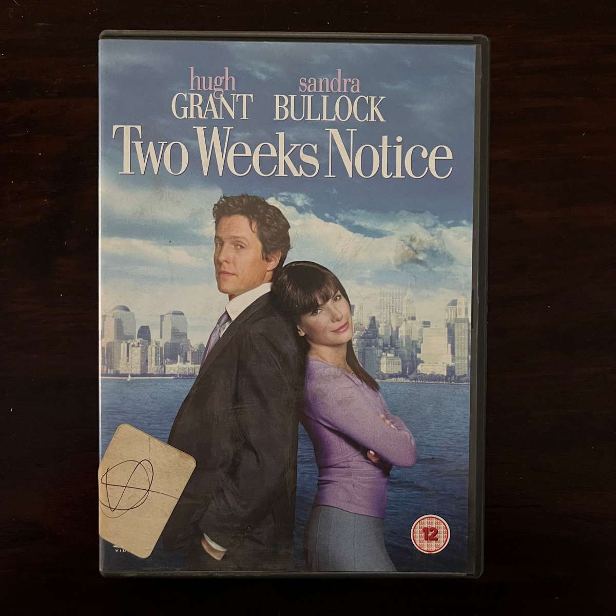 Two Weeks Notice DVD UK Press Hugh Grant Sandra Bullock
