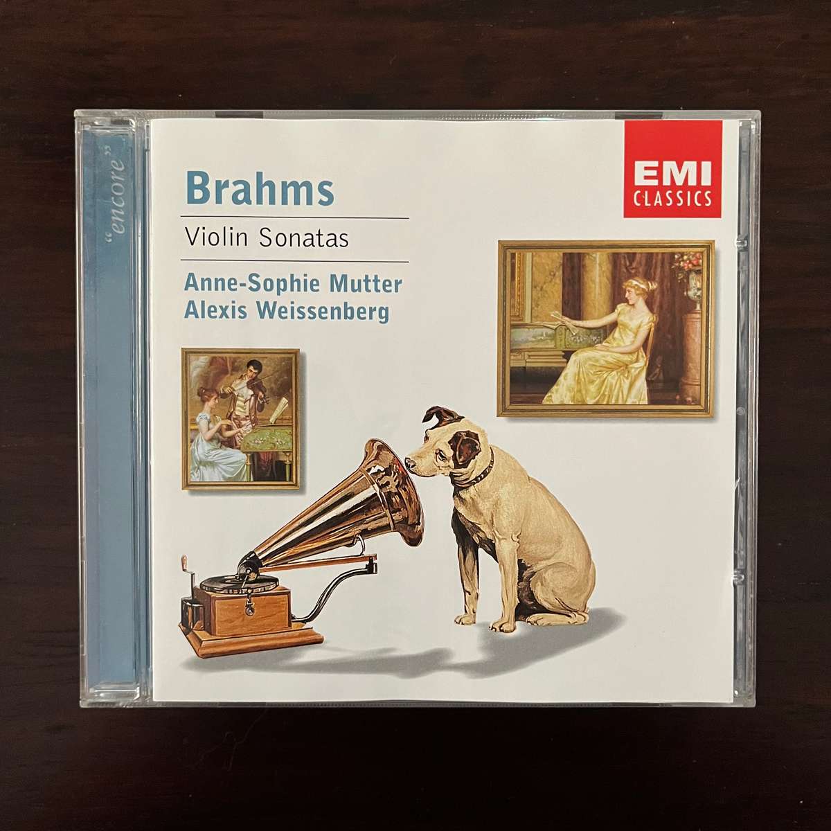 Brahms - Anne-Sophie Mutter, Alexis Weissenberg - Violin Sonatas CD EMI Classics
