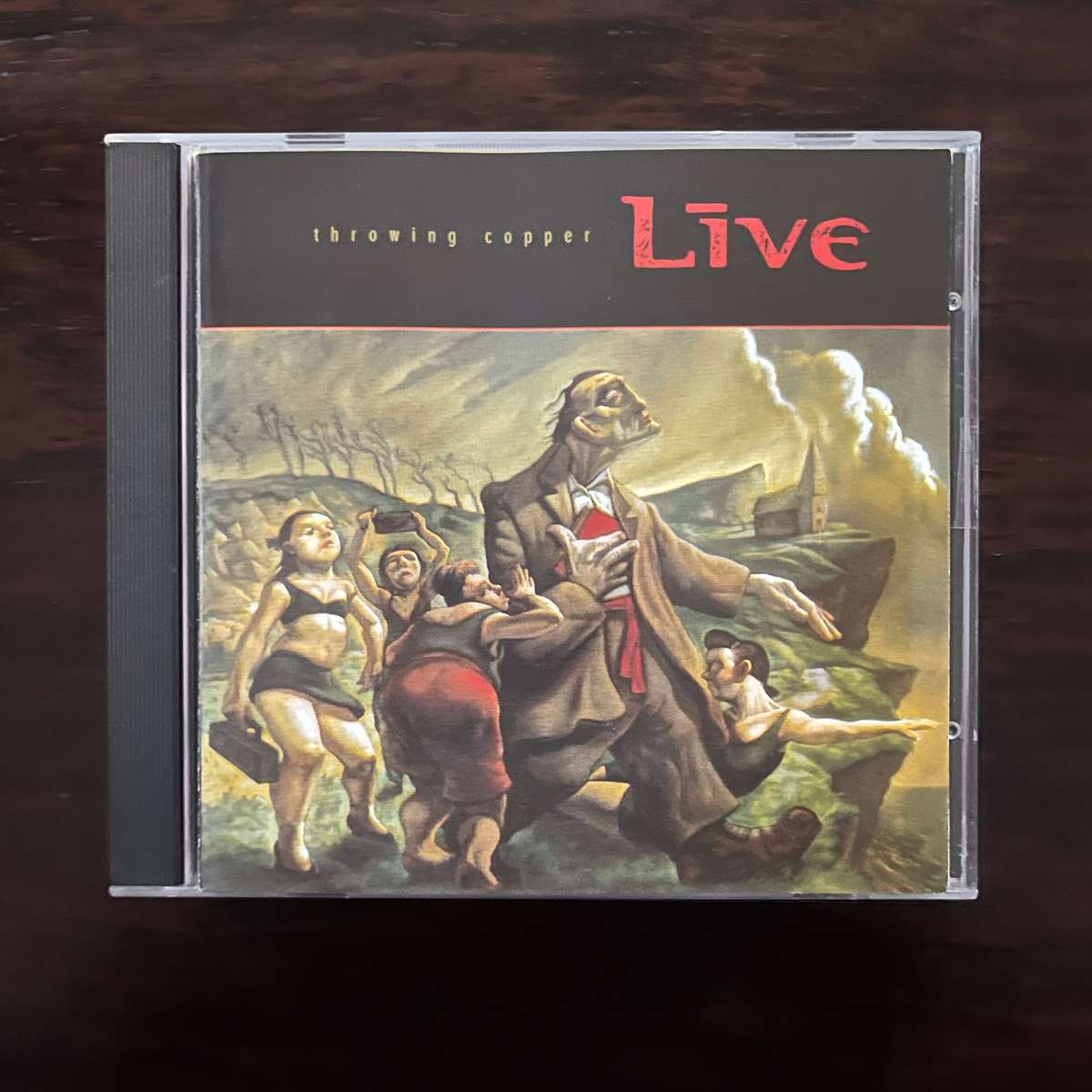 Live - Throwing Copper CD South African Press