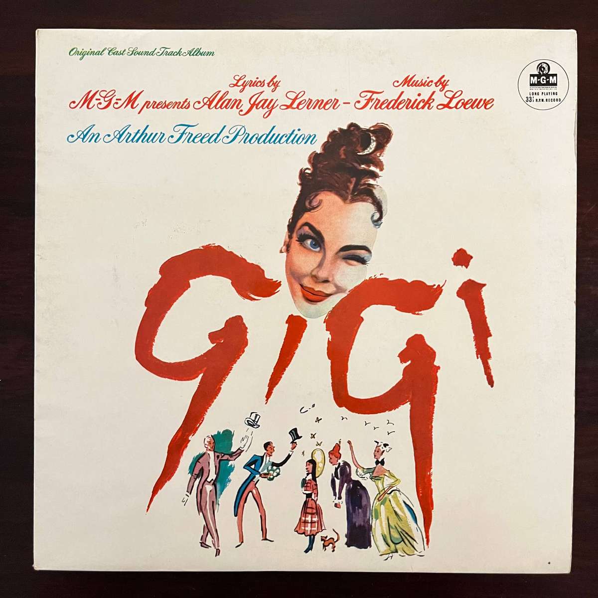 Gigi Vinyl LP Original Cast Recording UK Press
