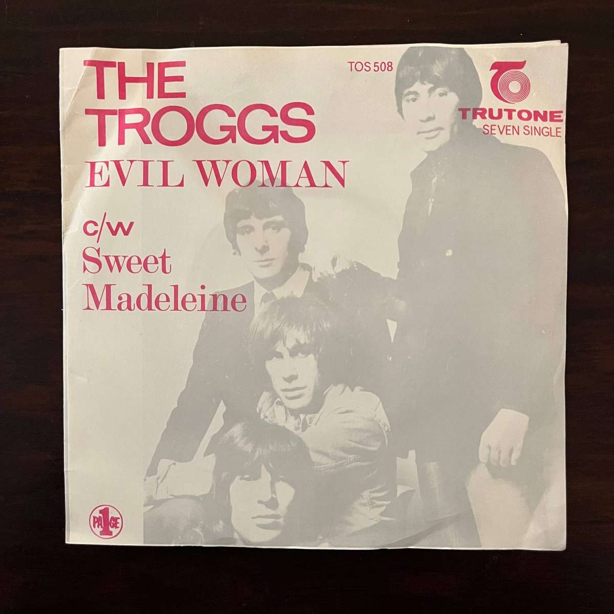 The Troggs - Evil Woman Vinyl 7 Inch Single South African Press