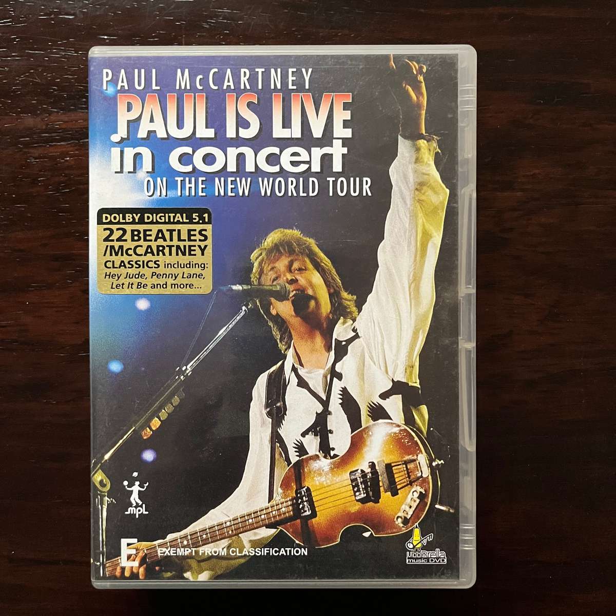 Paul McCartney - Paul Is Live In Concert DVD Australian Press Beatles