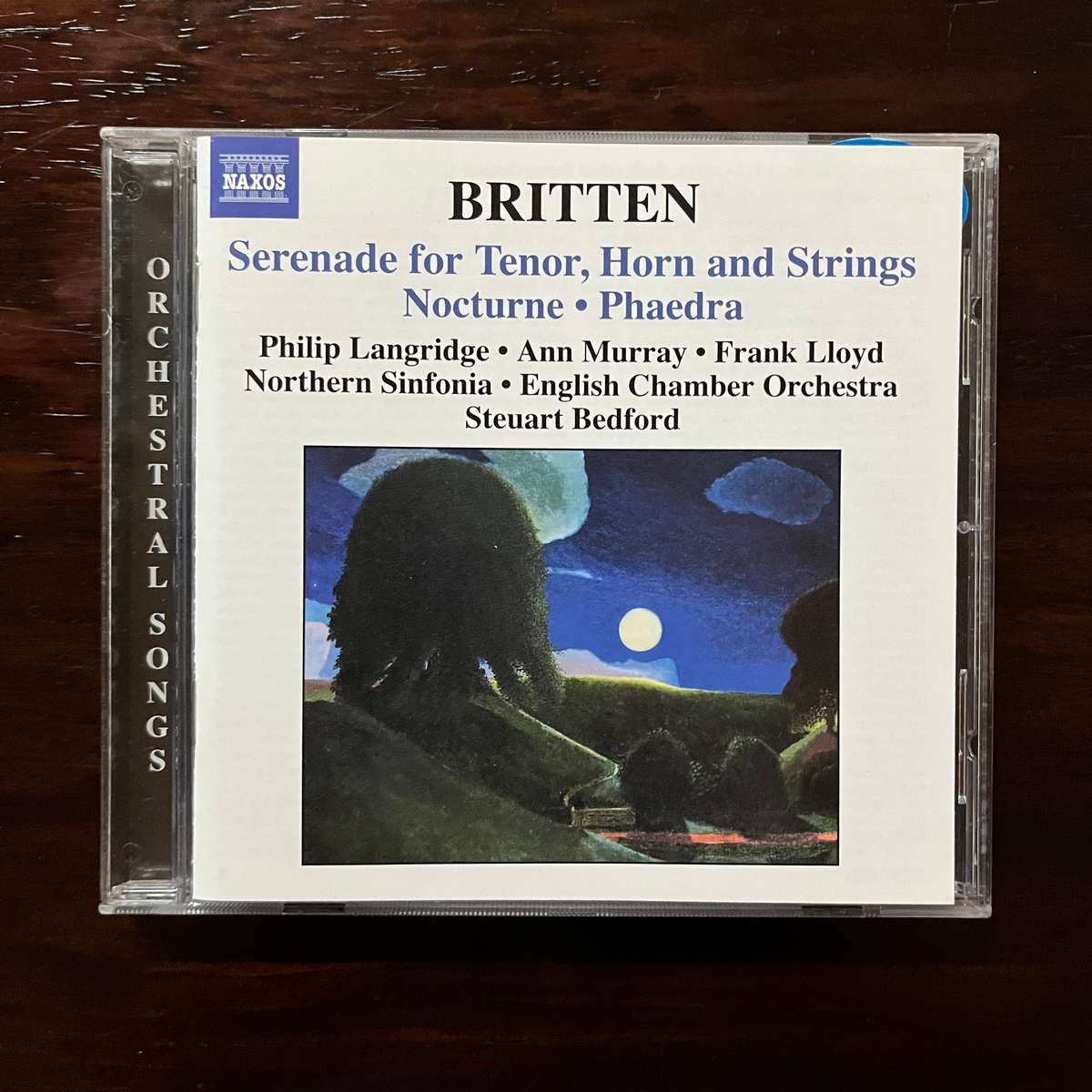 Britten - Serenade For Tenor, Horn And Strings CD Naxos Import