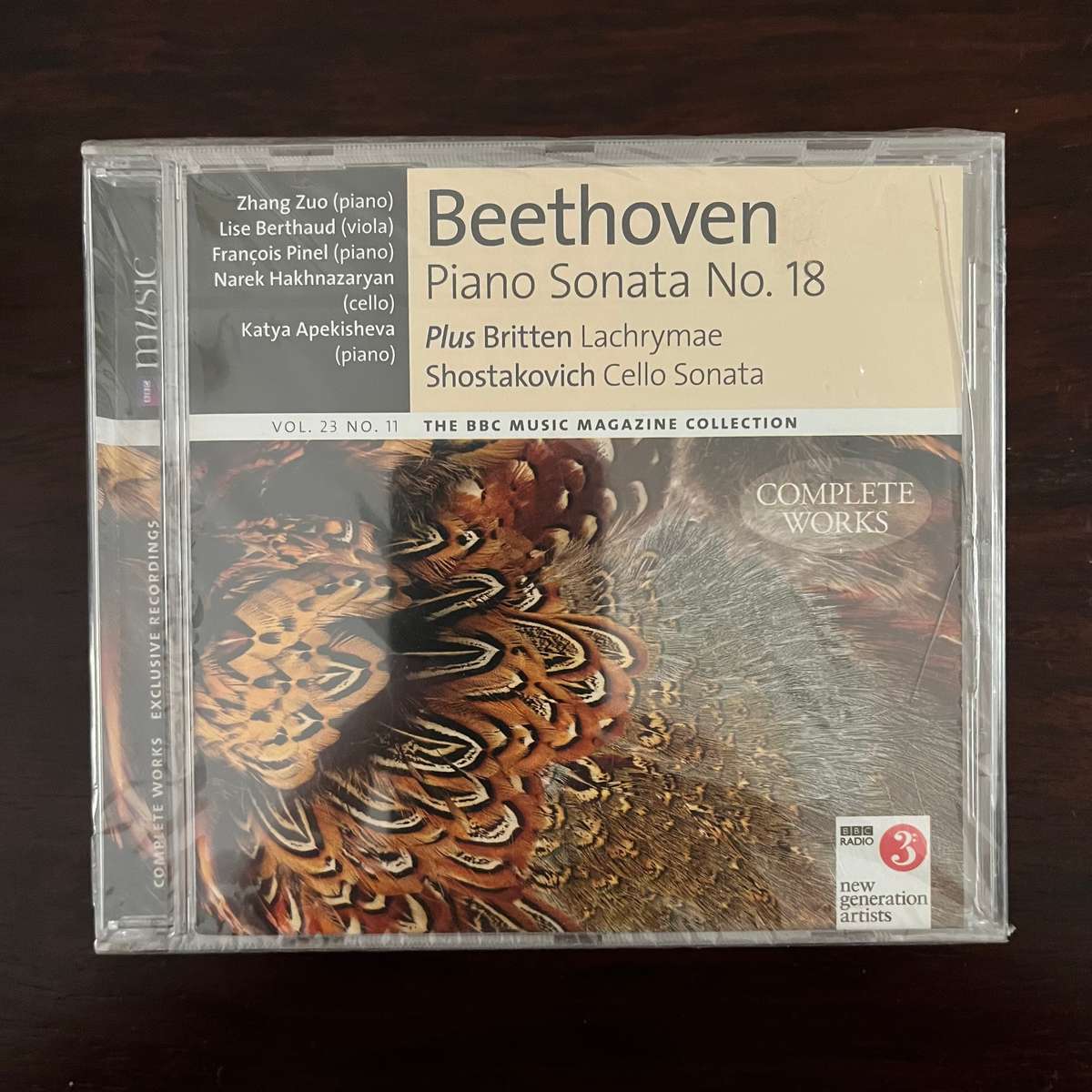 Beethoven - Piano Sonata No. 18 CD New and Sealed BBC