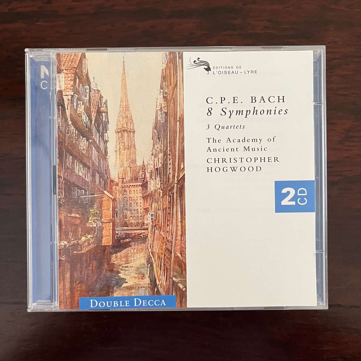 C.P.E. Bach,  Christopher Hogwood - 3 Quartets 2CD Decca Import