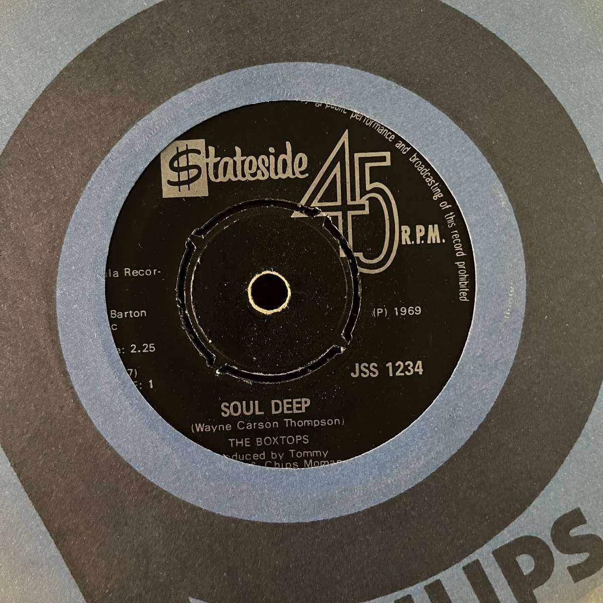 The Box Tops - Soul Deep Vinyl 7 Inch Single South African Press (2)