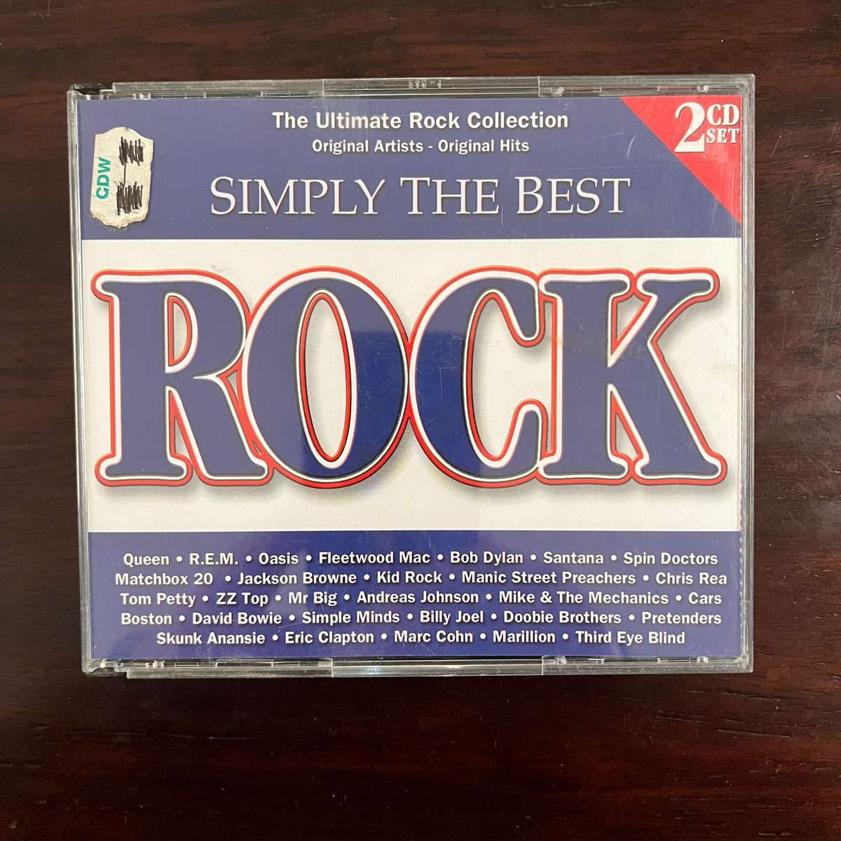 Simply The Best Rock 2CD Set Queen R.E.M. Bob Dylan Spin Doctors