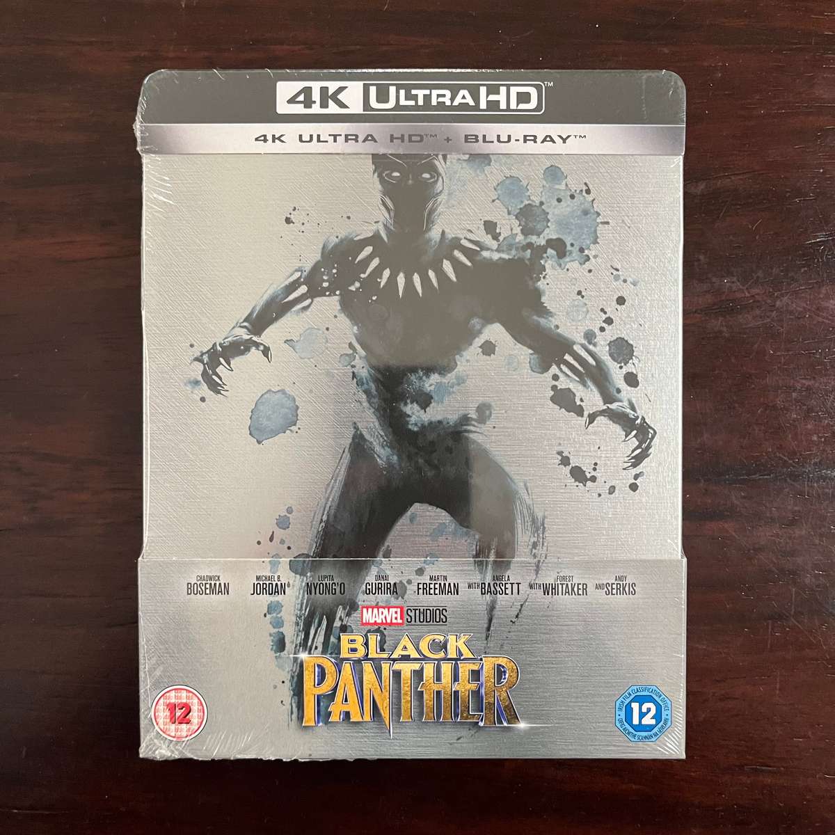 Black Panther 4K Blu Ray Steelbook Marvel Rare OOP UK Press New and Sealed