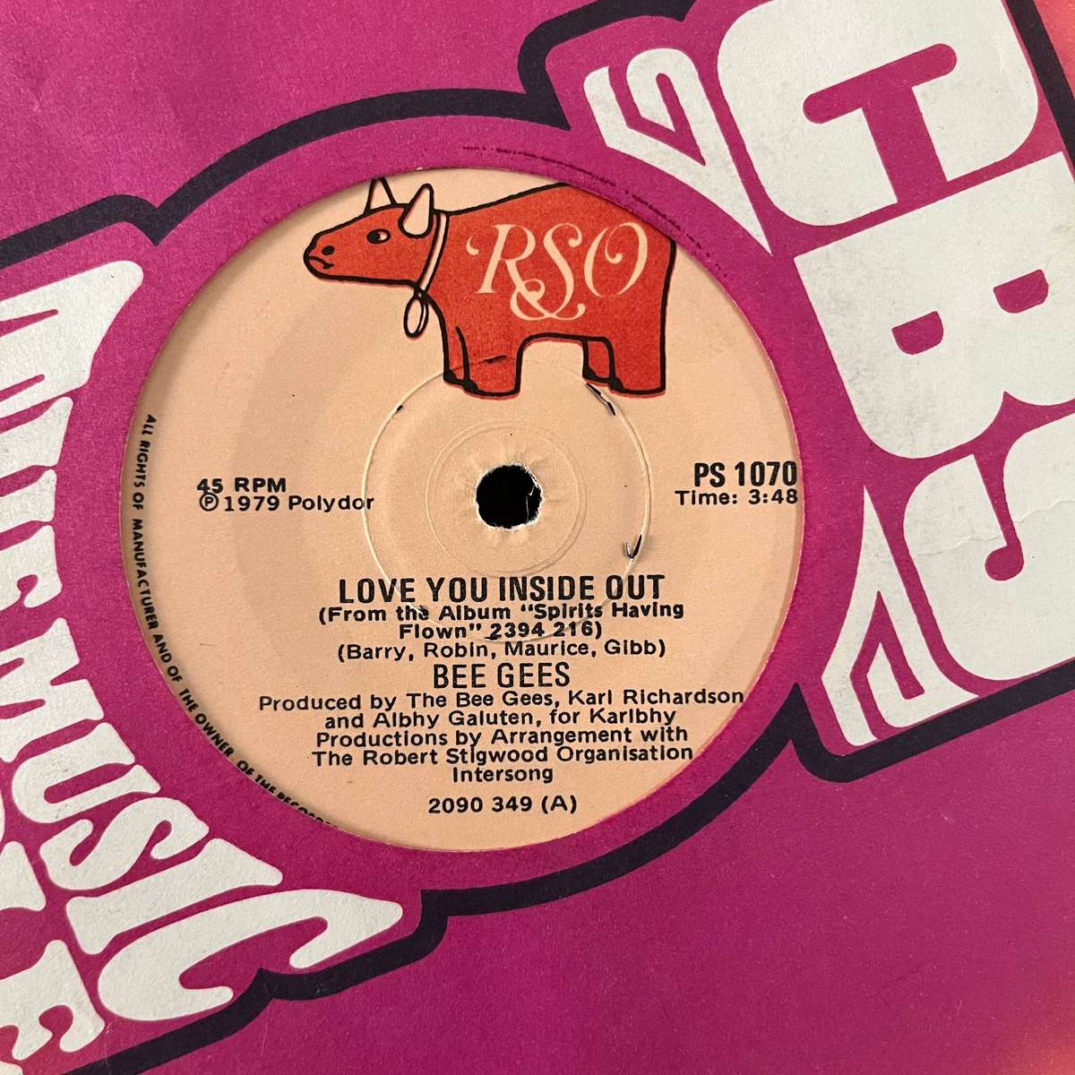 Bee Gees - Love You Inside Out Vinyl 7 Inch Single South African Press