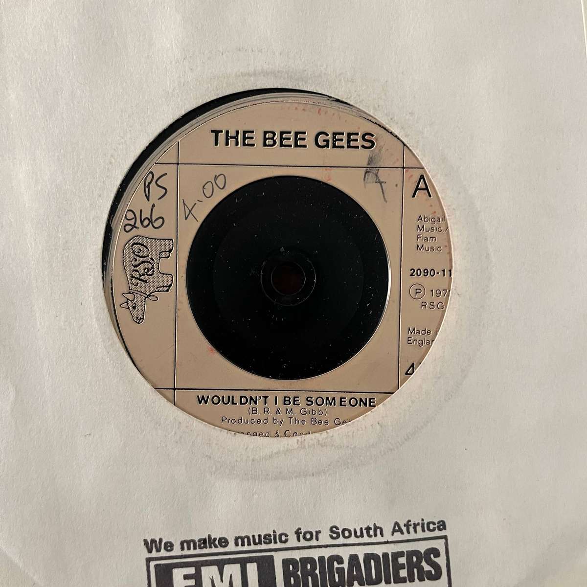 Bee Gees - Wouldn't I Be Someone Vinyl 7 Inch Single UK Press
