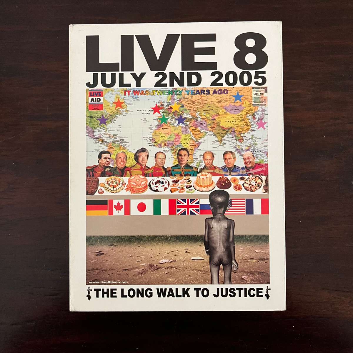 Live 8 July 2nd 2005 4DVD Set Import Pink Floyd U2 Pet Shop Boys Madonna