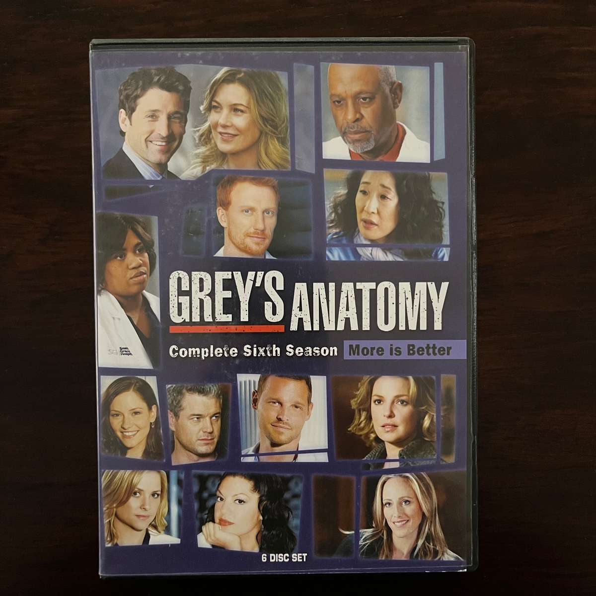 Greys Anatomy - Complete Sixth Season South African Press 6DVD Set