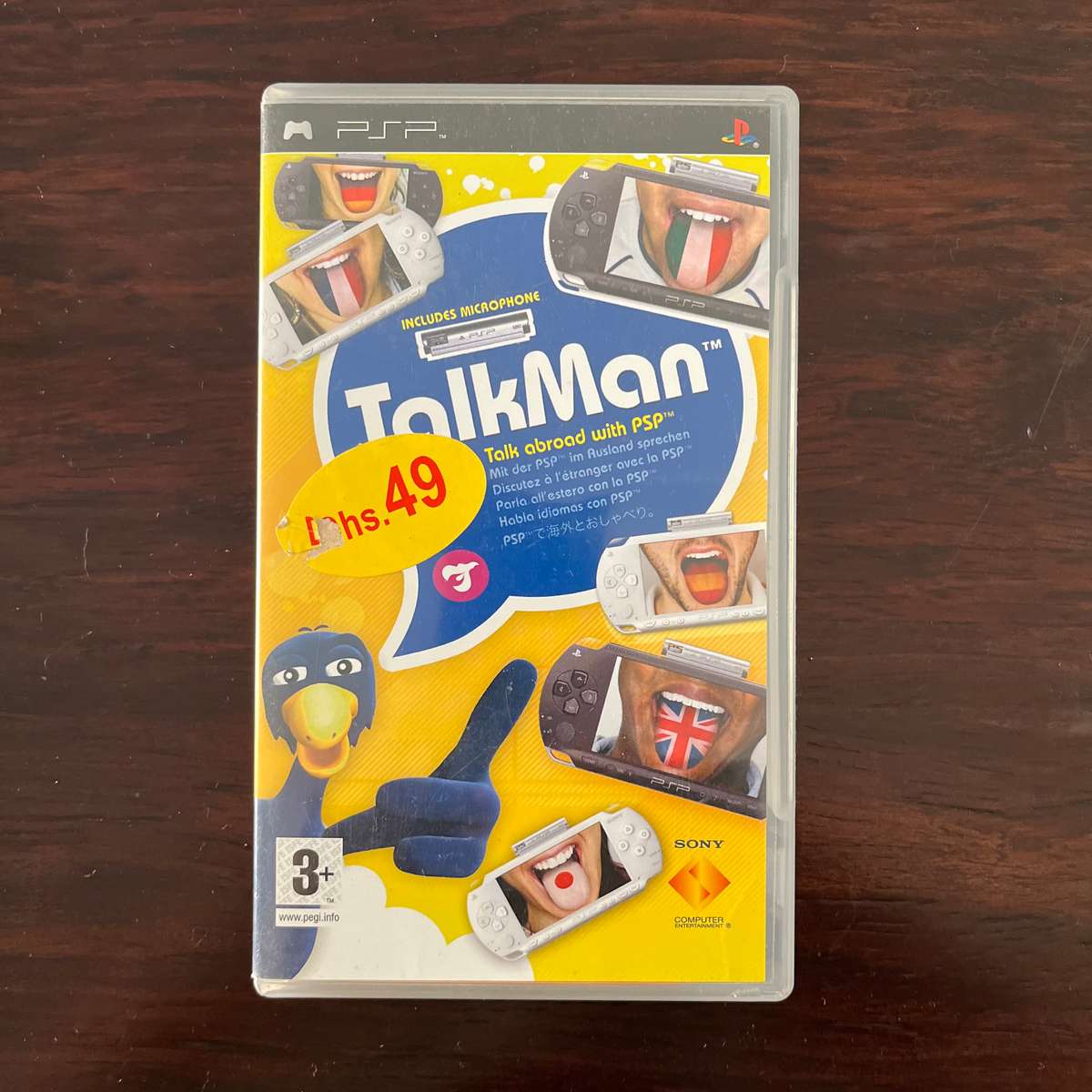 PSP TalkMan with PSP Mic attachment